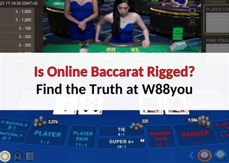 is online baccarat rigged